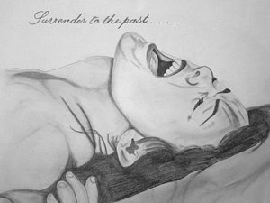 300x225 Surrender Drawing By Megan Hodge - Abuse Sketch