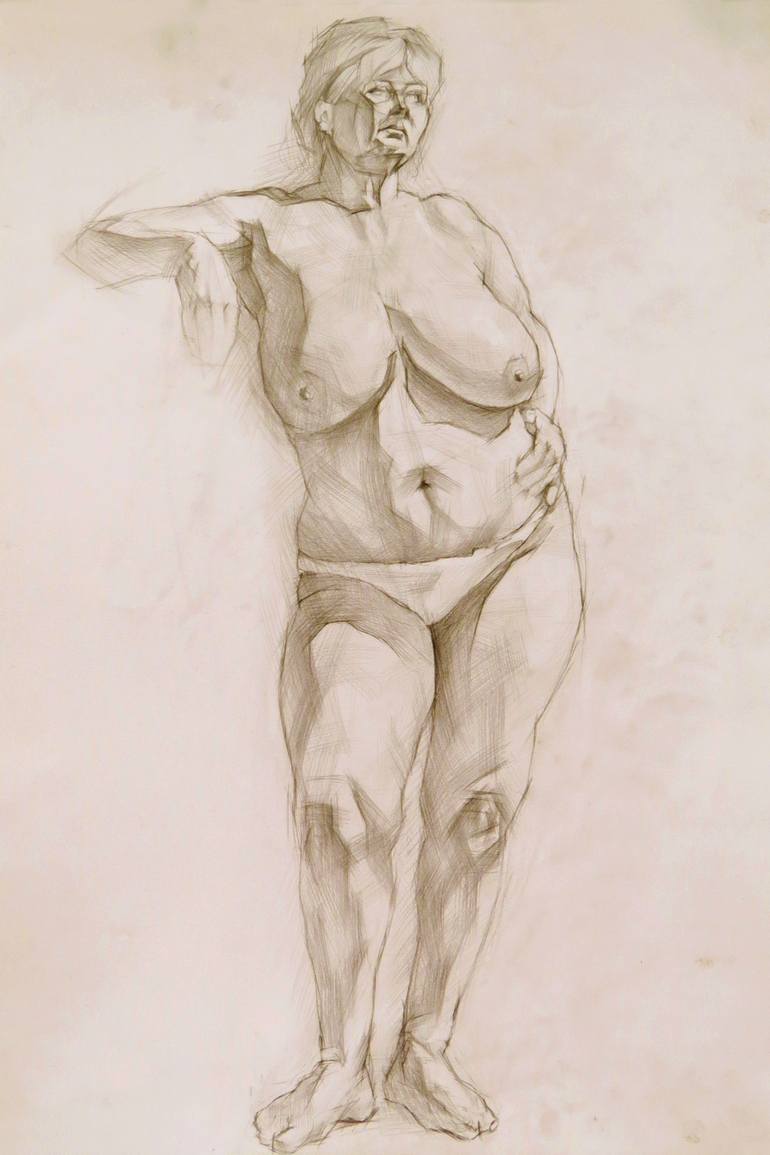 770x1155 Academic Drawing Study, Figure 3 Drawing By Ivan Onnellinen - Academic Sketch