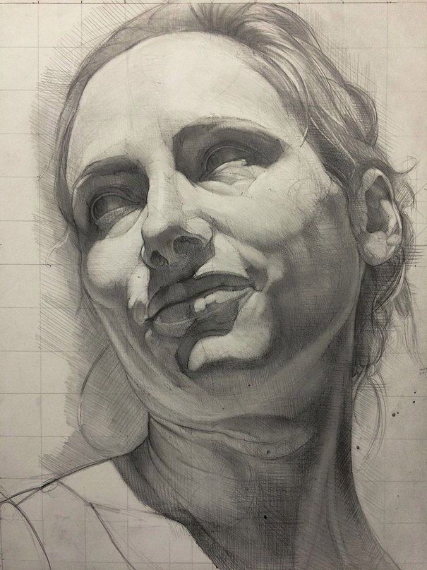 605x807 Pencil Portrait Mastery - Academic Sketch
