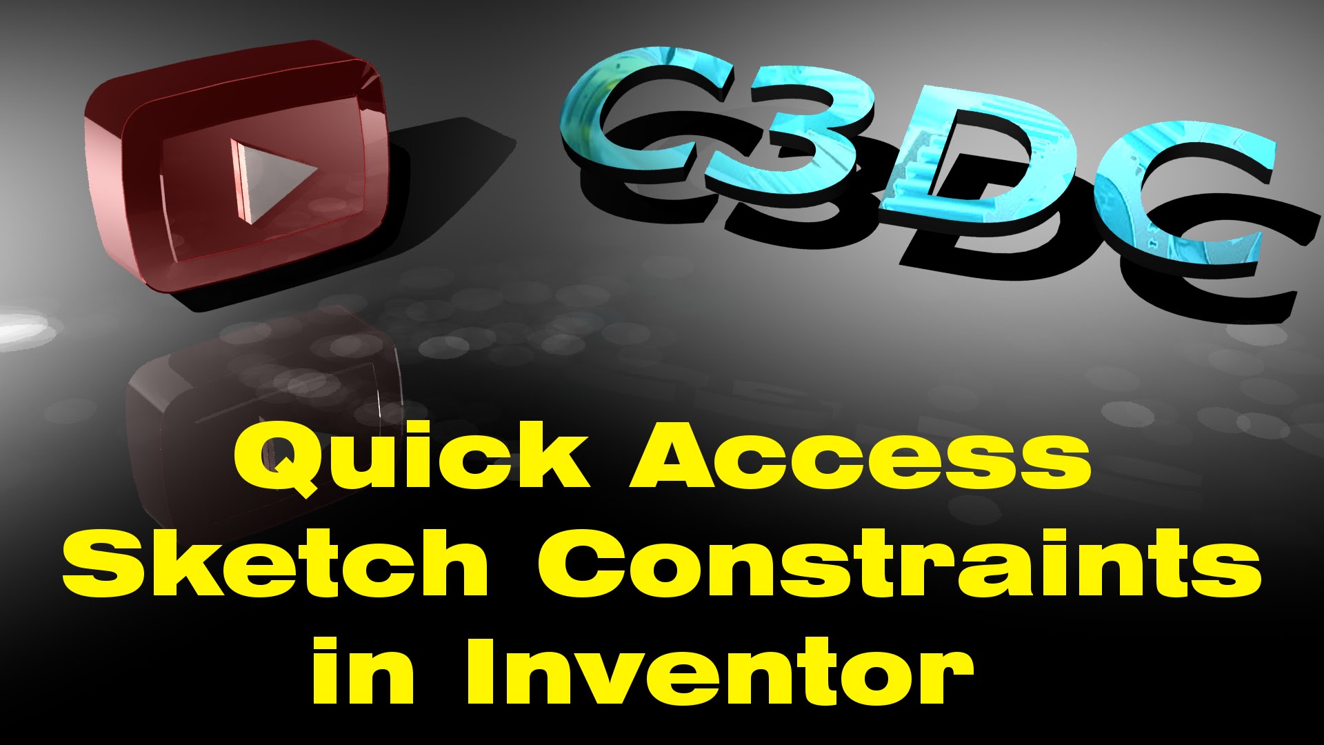 1920x1080 Quick Access Sketch Constraints In Inventor - Access Sketch
