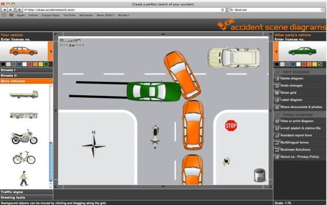 640x401 Free Accident Sketch Website And Translate Anything On The Web - Accident Sketch