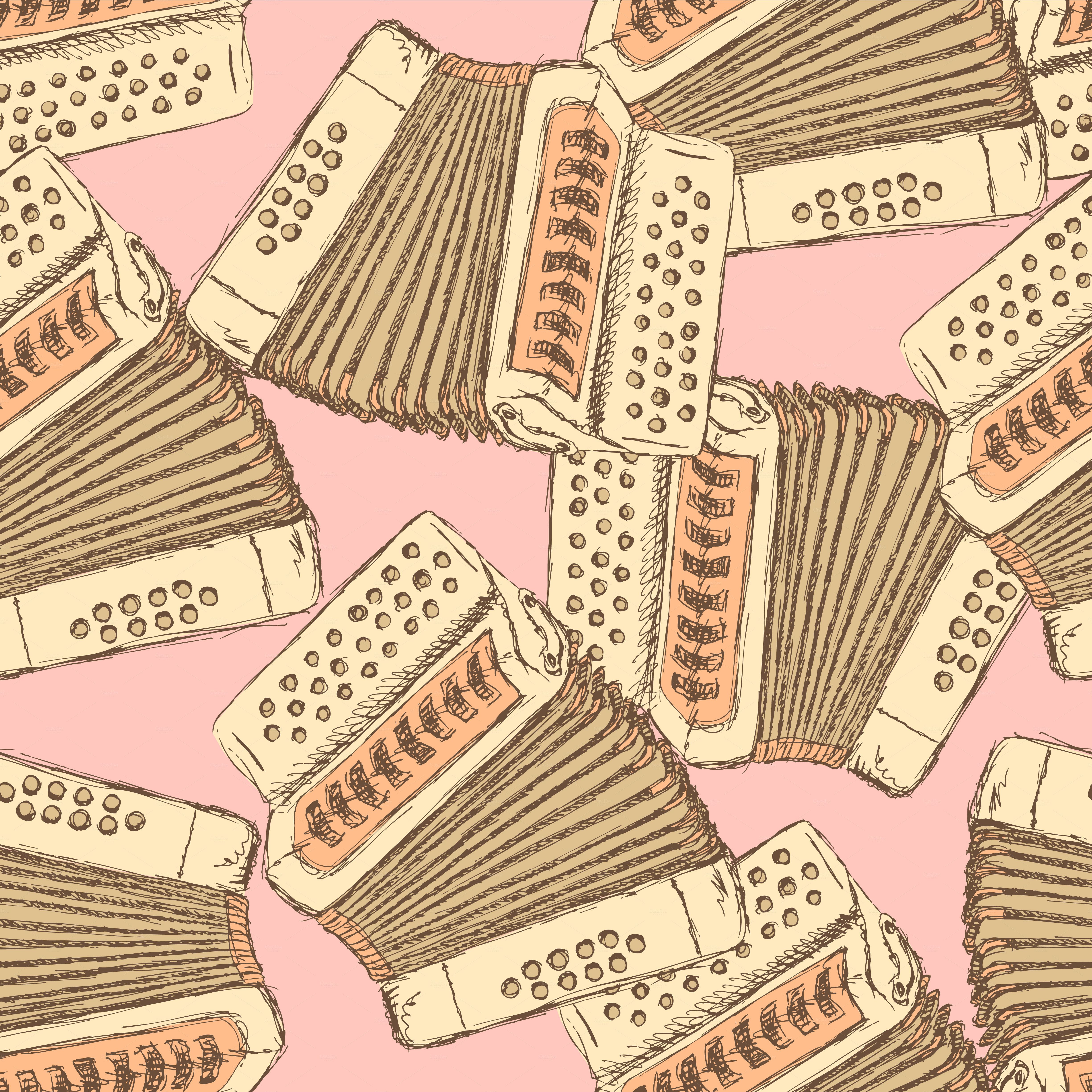 4900x4901 Sketch Accordion Music Instrument By Cute Sketch Art On - Accordion Sketch