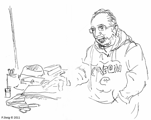 504x400 The Competent Eclectic Sketch Artist Hyphenate Meeting With The - Accountant Sketch