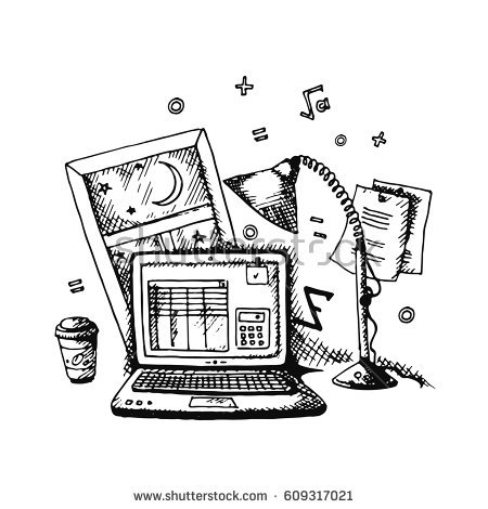 450x470 Collection Of Free Accounted Clipart Sketch. Download On Ubisafe - Accountant Sketch