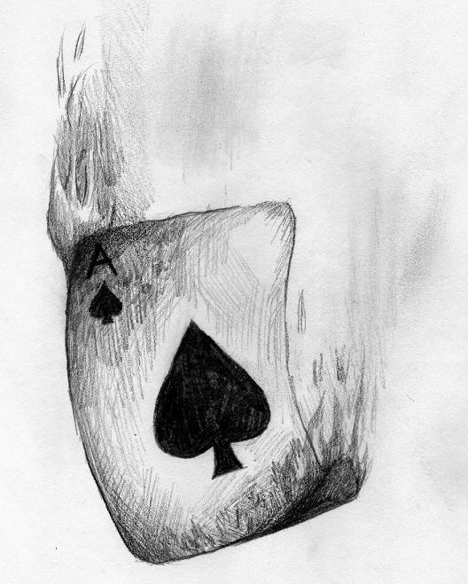 528x659 Ace Of Spades By 21jesusfreak - Ace Of Spades Sketch