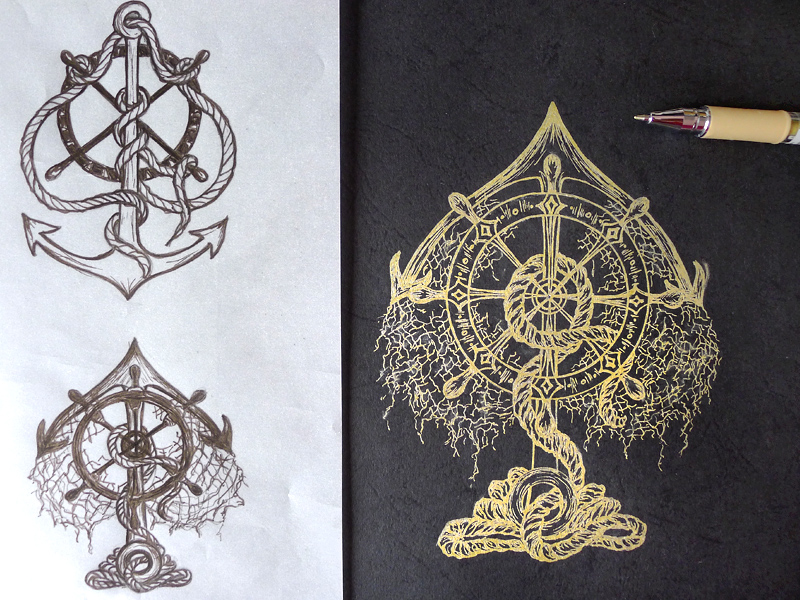 800x600 Ace Of Spades By Valentina Badeanu - Ace Of Spades Sketch