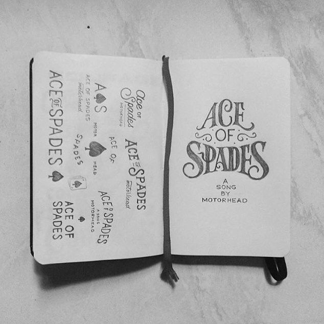 634x634 Ace Of Spades Sketches By @akufadhl - Ace Of Spades Sketch