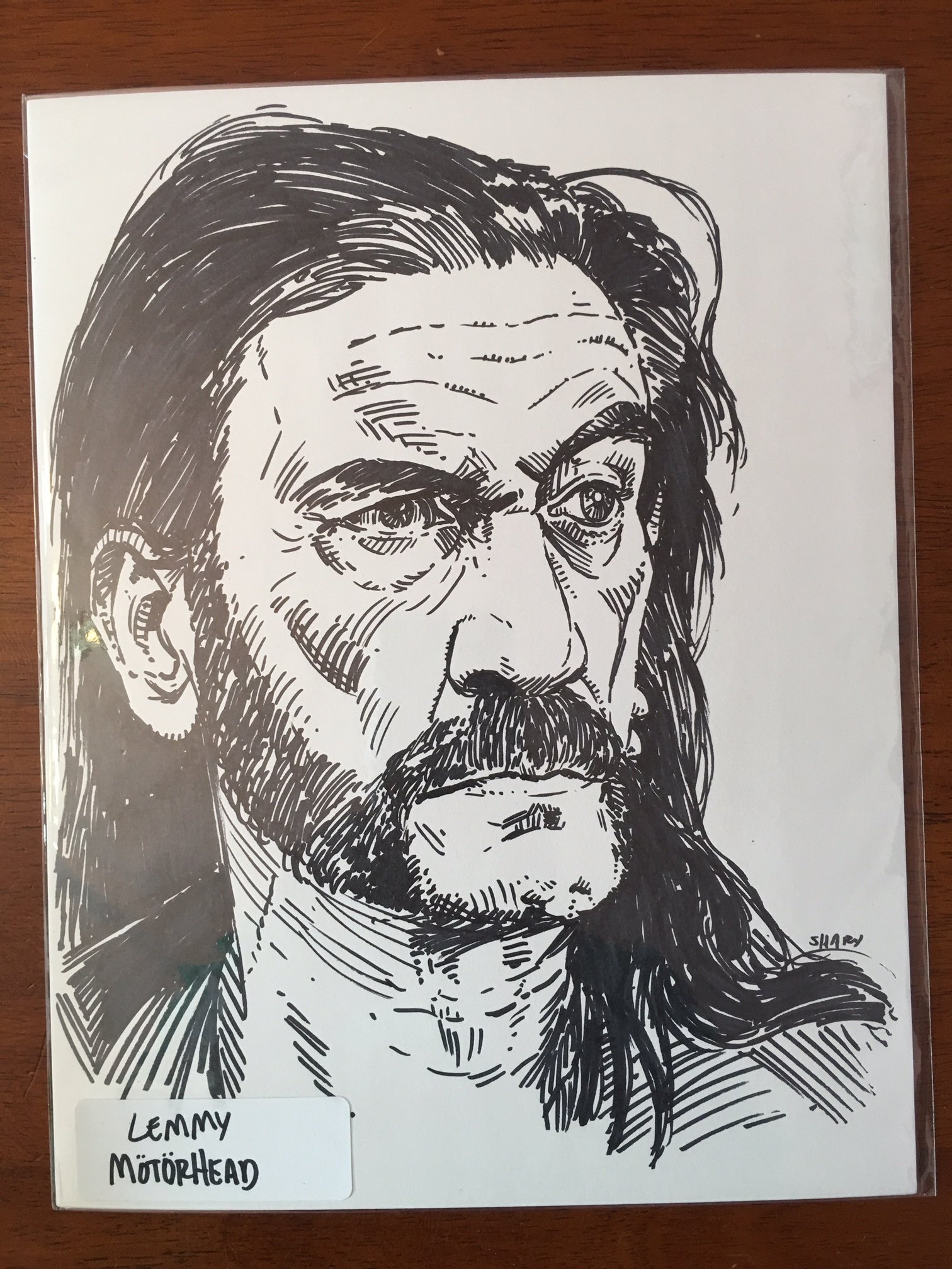 1512x2016 Lemmy Kilmister Motorhead Ace Of Spade Original Sharpie Sketch 8.5 - Ace Of Spades Sketch