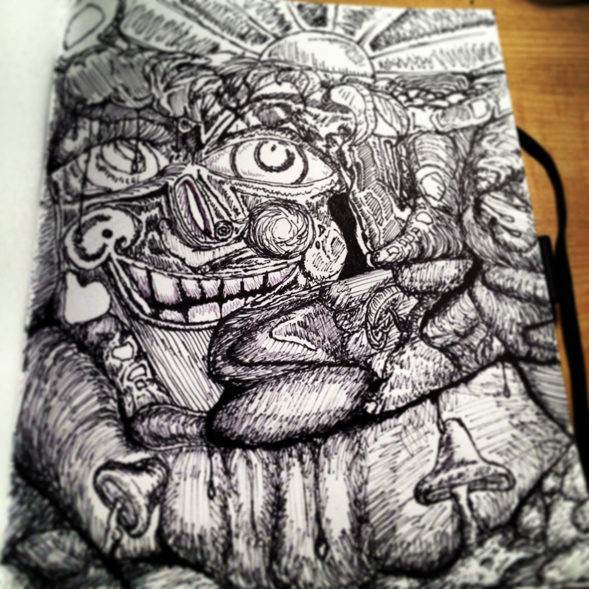 1200x1200 Did Some Sketches While Tripping On 3 Hits Of Acid. All In All, It - Acid Sketch