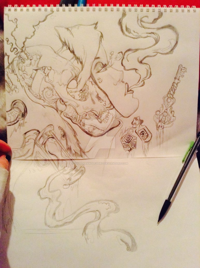 772x1034 Acid Sketch Final By Guardianwolfspirit - Acid Sketch