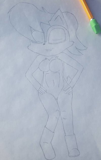 400x634 Sally Acorn Sketch, Yet Again By Geekysonic - Acorn Sketch