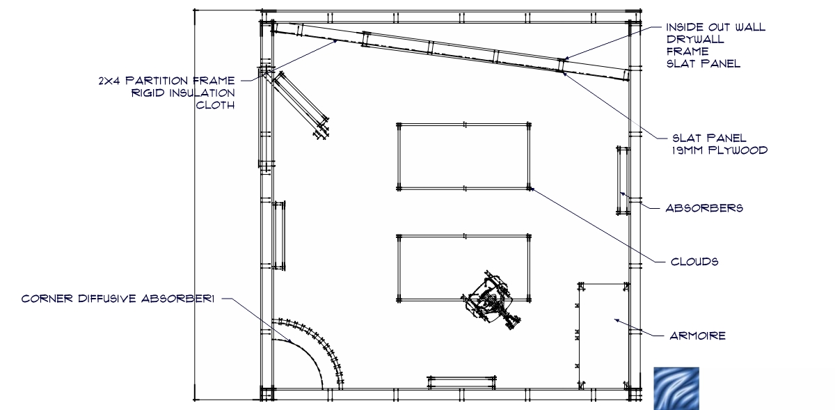 1200x589 Live Room Acoustic Plan With 3d Sketch, Opinions Please - Acoustic Sketches