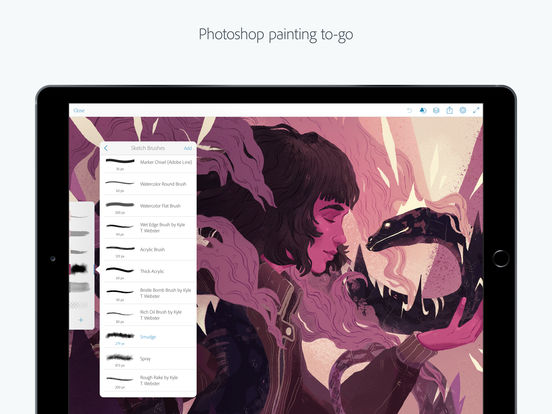 552x414 Adobe Photoshop Sketch App Price Drops - Acrobat Sketch