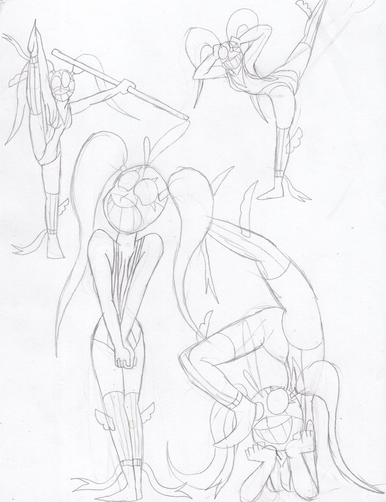 785x1019 Crazy Acrobat Design Sketch By Yojama - Acrobat Sketch
