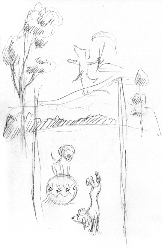 540x832 Light And Shade Illustration Friday - Acrobat Sketch