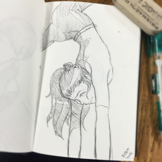 320x320 Morning Stretch, Morning Sketch - Acrobat Sketch