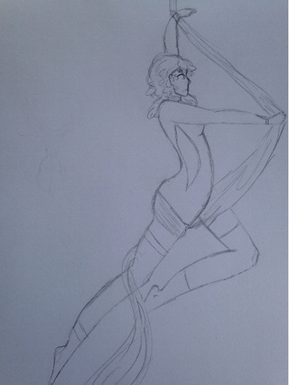320x426 Acrobat Drawings On Paigeeworld. Pictures Of Acrobat - Acrobat Sketch