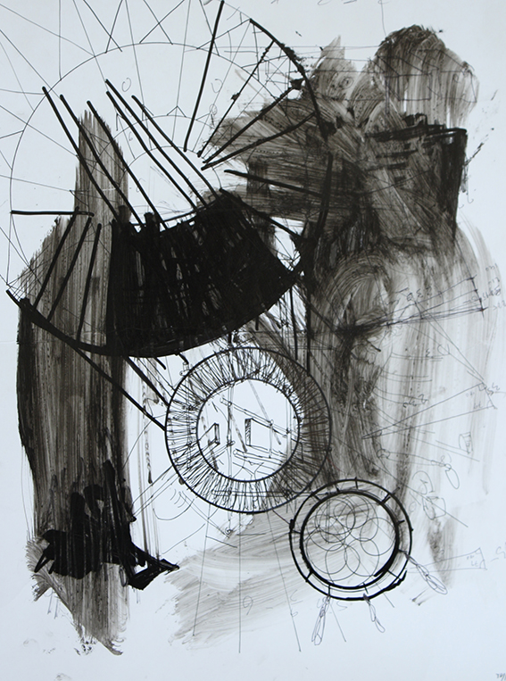 567x763 Dreamcatcher - Acrylic Sketch