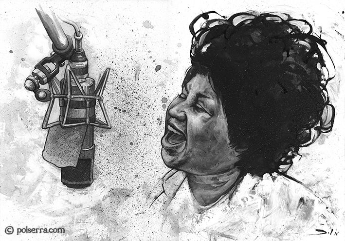 709x494 Ink Sketches, Chinese Ink And White Acrylic Domestika - Acrylic Sketch