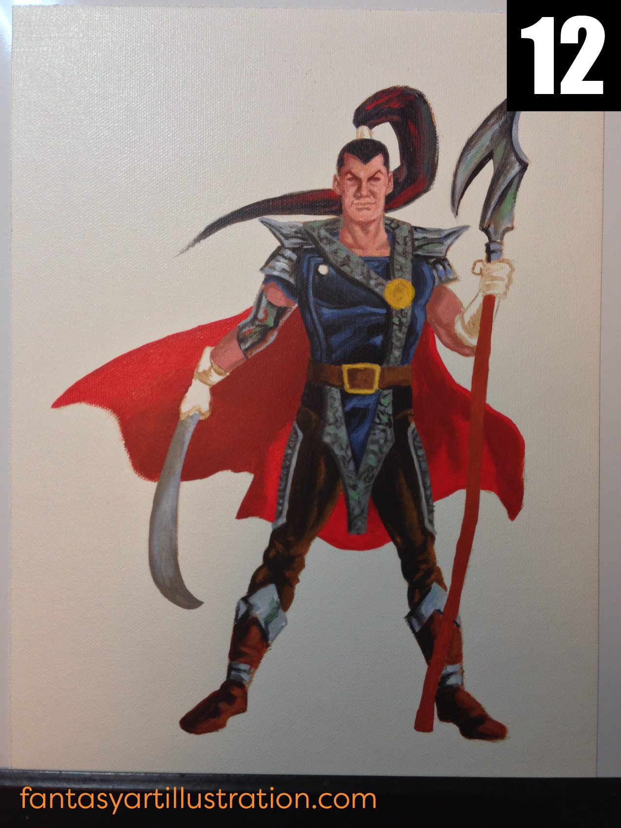 1275x1700 Using Acrylic Paint To Create A Character Sketch - Acrylic Sketch