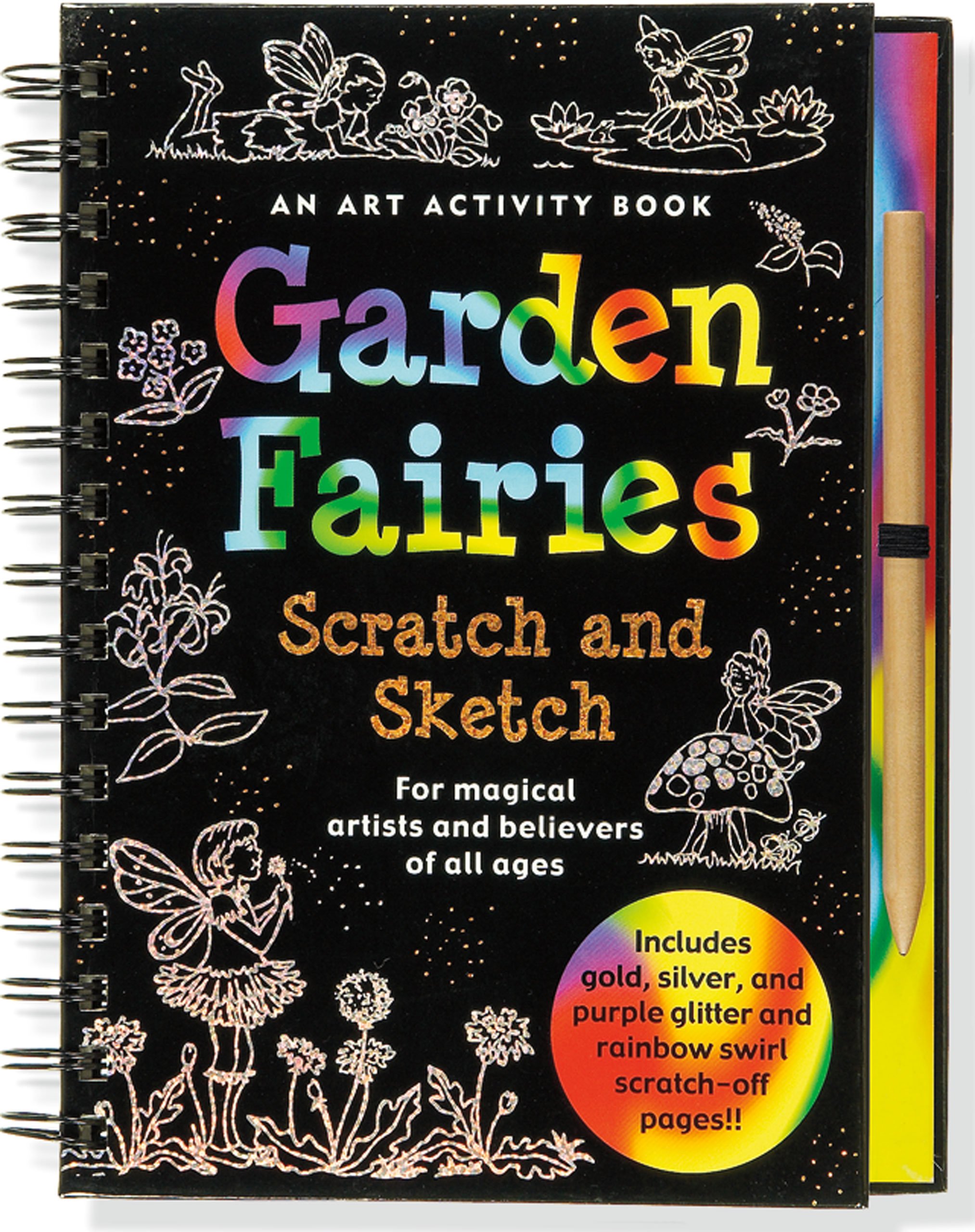 2026x2560 Garden Fairies Scratch And Sketch An Art Activity For Magical - Activity Sketch