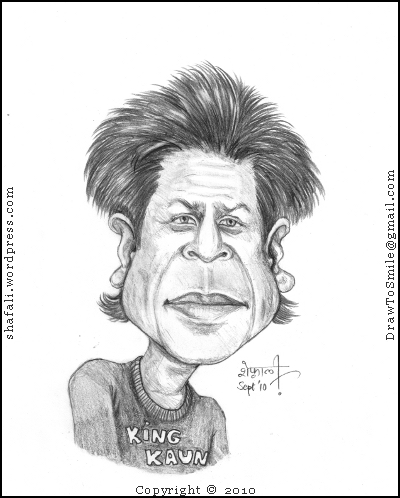 400x498 Caricature, Cartoon, Sketch, Or Portrait Of Shahrukh Khan, Srk, Or - Actor Sketch