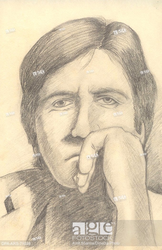 680x1050 Painting , Illustration , Drawing Black And White Monochrome - Actor Sketch