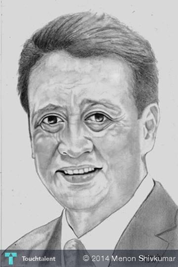 360x540 Pencil Sketch Of Bollywood Actor Danny Danzongpa Touchtalent - Actor Sketch