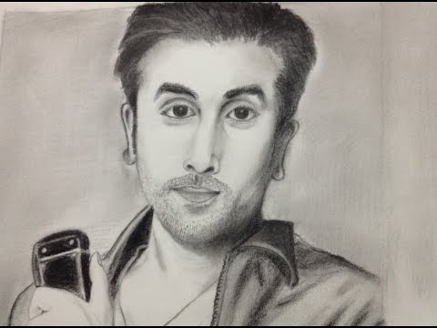 480x360 Ranbir Kapoor Bollywood Actor Hyperrealism Timelapse Pencil - Actor Sketch