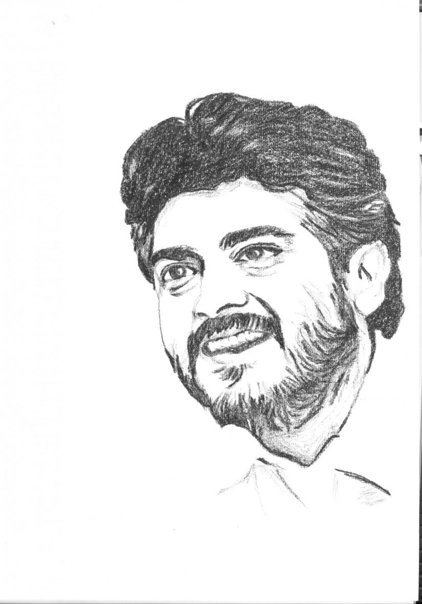 Actor Sketch at PaintingValley.com | Explore collection of Actor Sketch