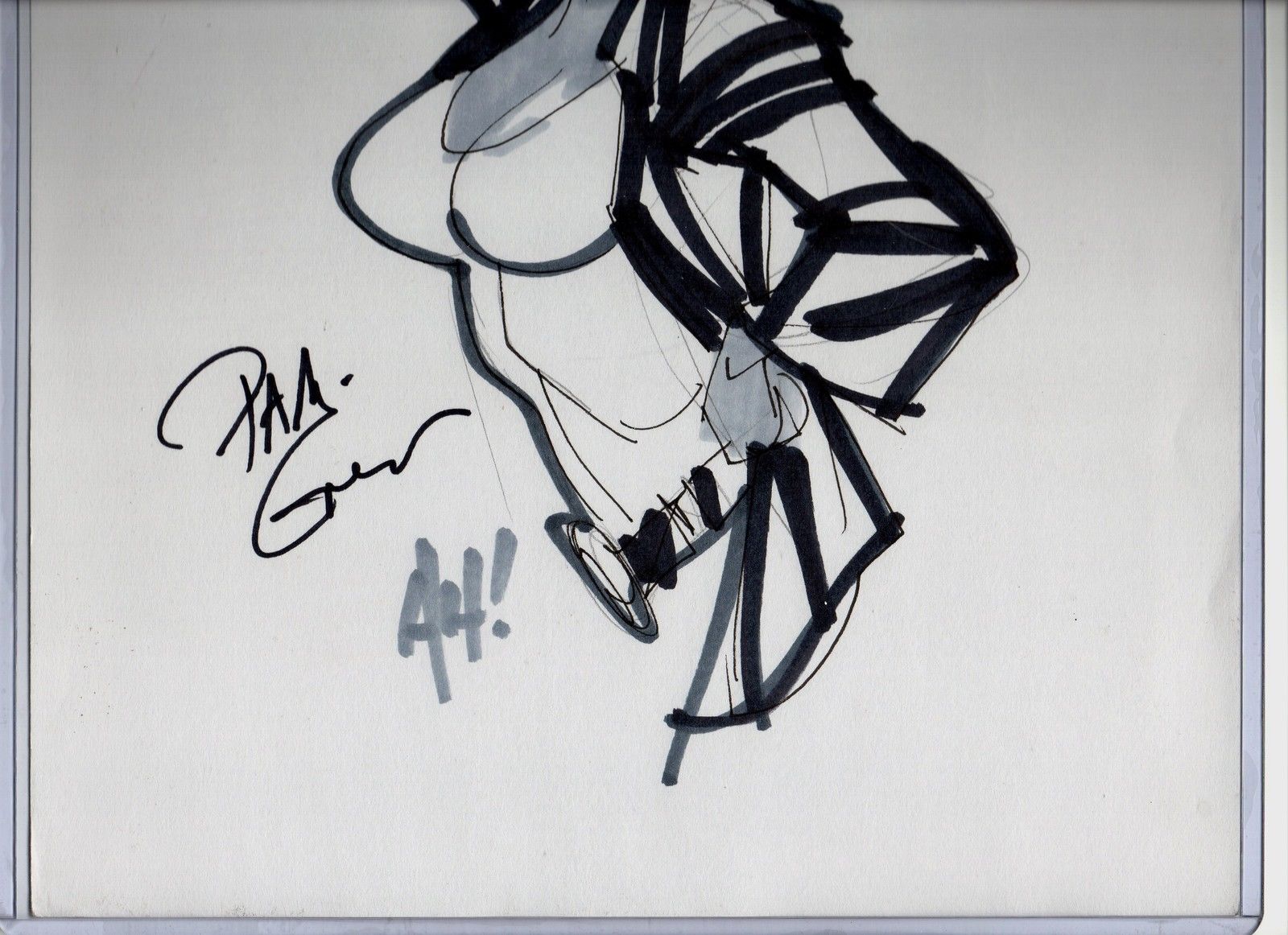 1600x1162 Adam Hughes Original Art.. Signed By Pam Grier Foxy Brown Sketch - Adam Hughes Sketch