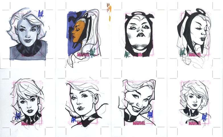 783x480 Before Watchmen, Adam Hughes Did Sketch Cards. The Sketchcard - Adam Hughes Sketch