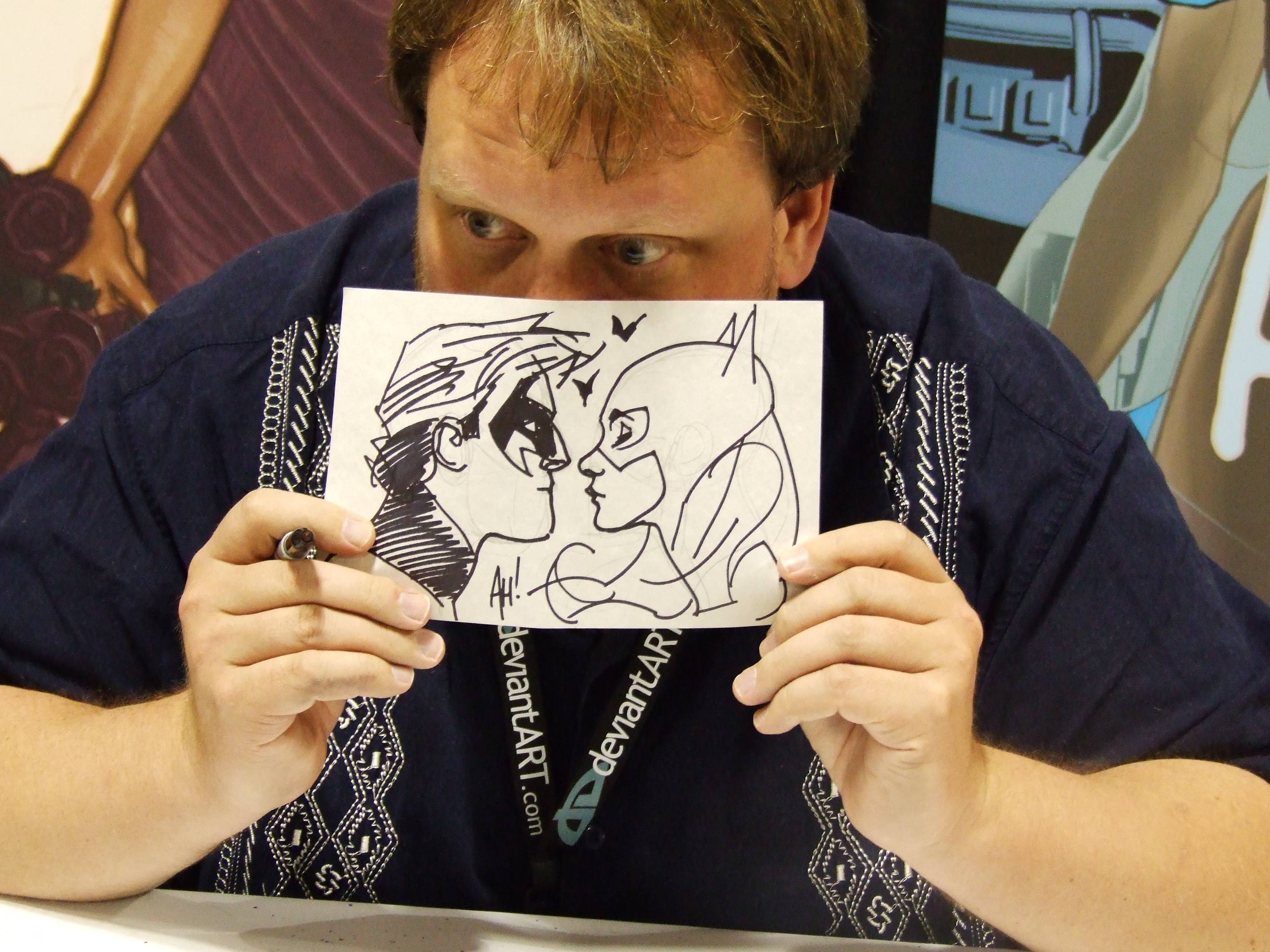 2848x2136 Met Adam Hughes This Weekend And Got A Fantastic Sketch To - Adam Hughes Sketch