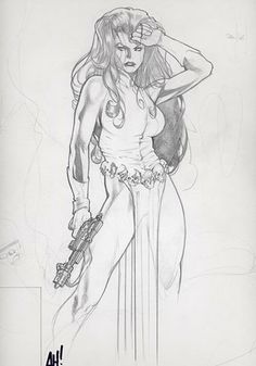 236x337 Pin By Sapphire T On Adam Hughes (Sketches, Pencils, Inks - Adam Hughes Sketch