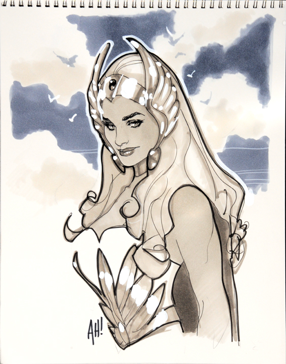 566x720 She Ra By Adamhughes - Adam Hughes Sketch