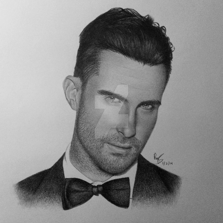 894x894 Adam Levine By Frompencil2paper - Adam Levine Sketch
