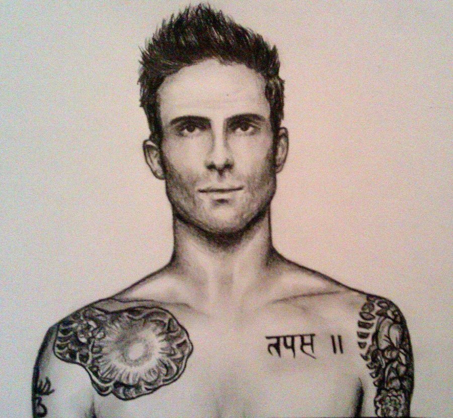 900x830 Adam Levine By Duringthisoperation - Adam Levine Sketch
