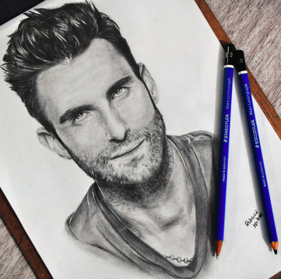897x891 Adam Levine By Nobrerebecca - Adam Levine Sketch