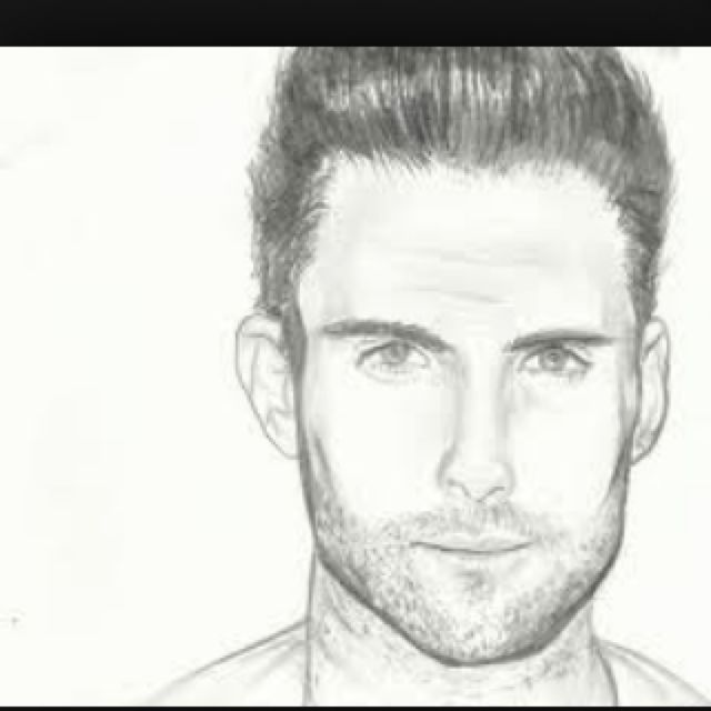 640x640 Adam Levine Pencil Sketch Oh My Gosh Who Drew This - Adam Levine Sketch