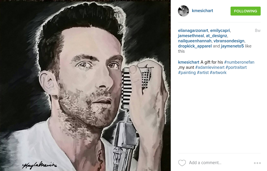 930x594 Fan Art Fridays Adam Levine Is Going To Be A Daddy The Whisper Box - Adam Levine Sketch