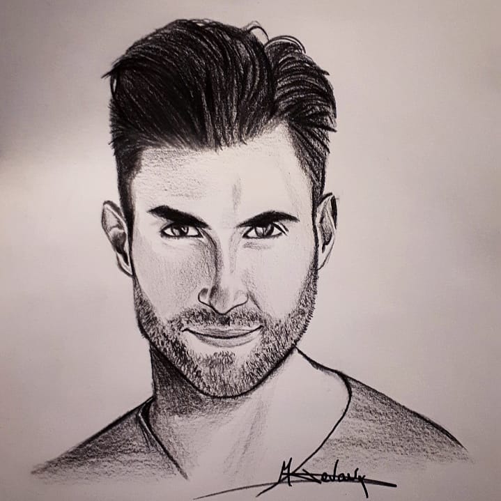 719x719 Adamlevineart - Adam Levine Sketch