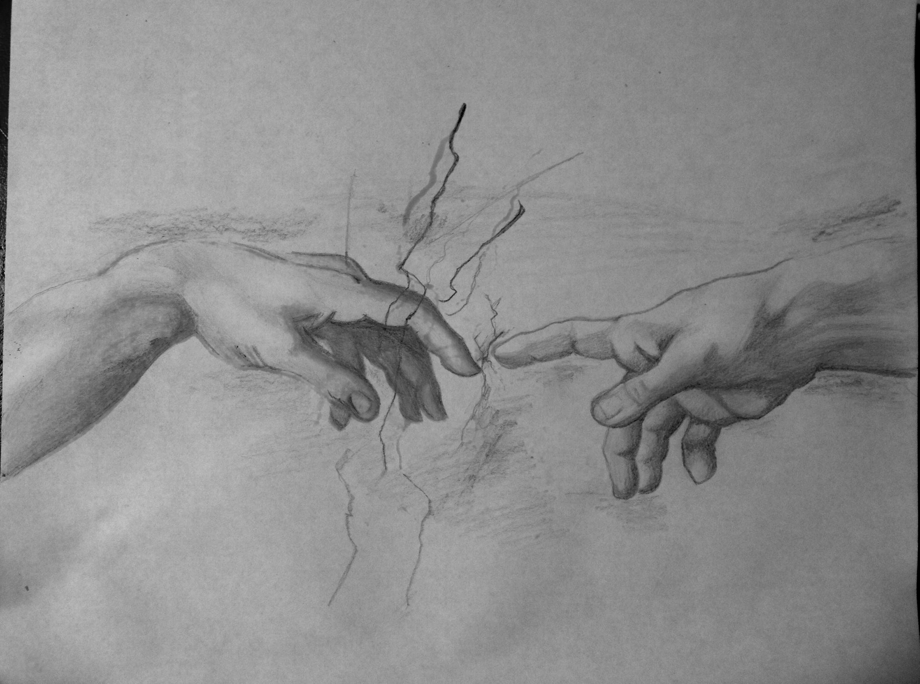 3168x2356 Image Result For The Creation Of Adam Sketch Draws - Adam Sketch