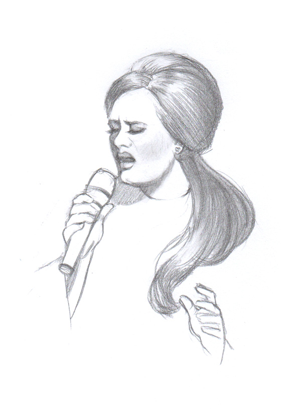 600x831 Drawworm Is Drawing Adele Sketch - Adele Sketch