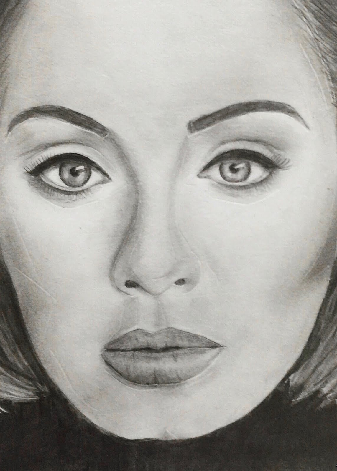 1143x1600 Step By Step Process Of Drawing Adele - Adele Sketch