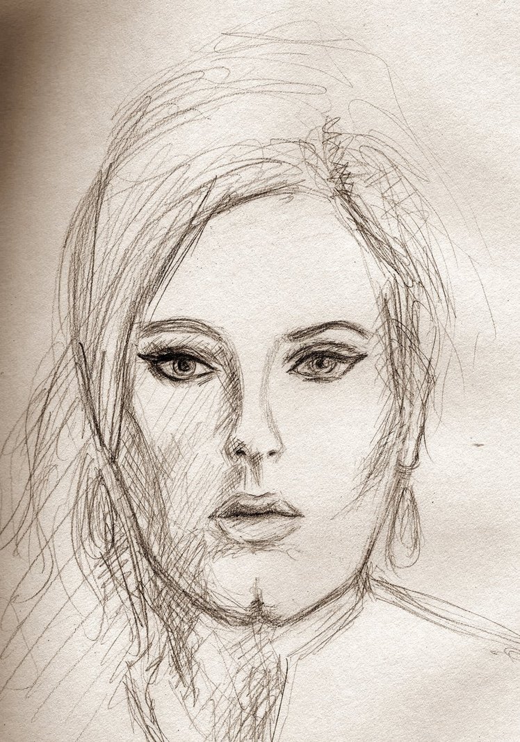 Adele Sketch at PaintingValley.com | Explore collection of Adele Sketch