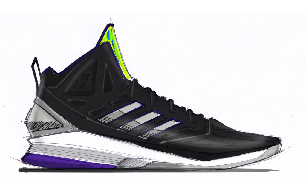 1024x638 Sketch Work Adidas D Howard Light Sole Collector - Adidas Shoes Sketch