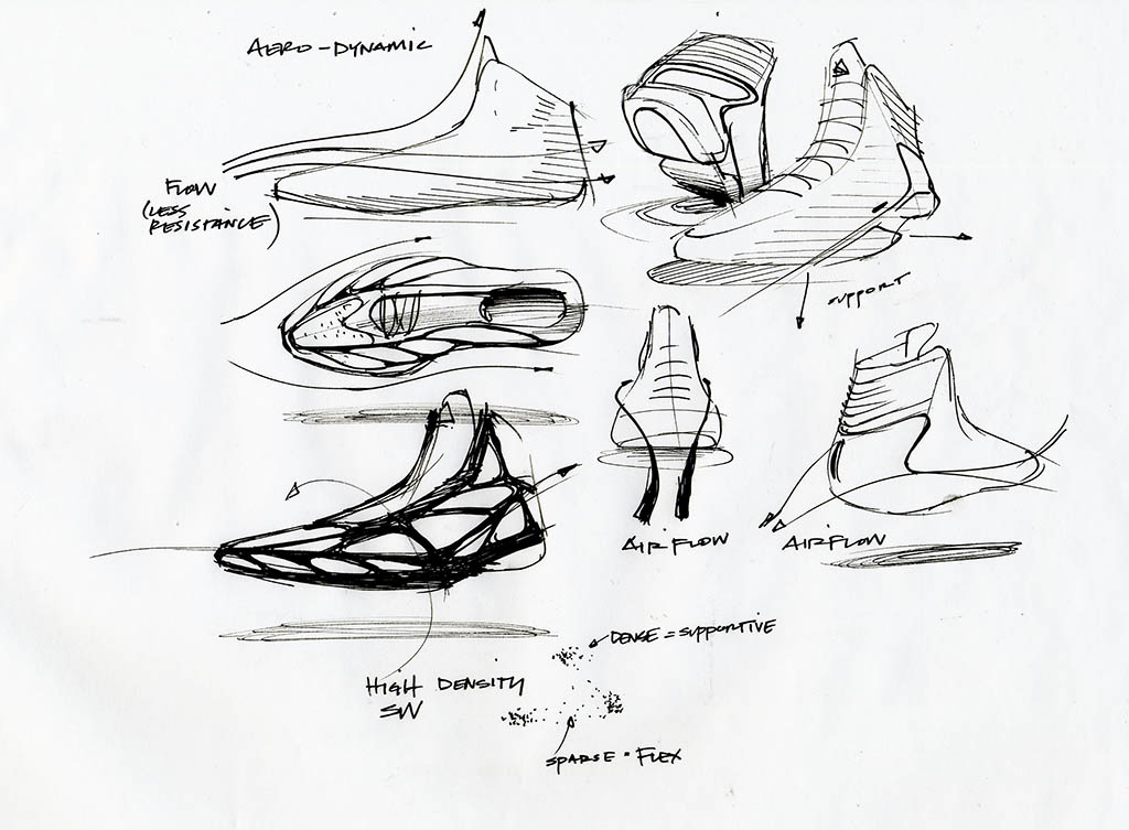 1024x753 Sketch Work Adidas Adizero Crazy Light 2 Sole Collector - Adidas Shoes Sketch