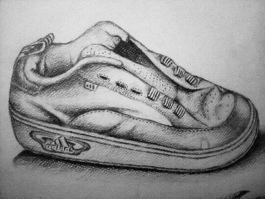 Adidas Shoes Sketch at PaintingValley.com | Explore collection of ...