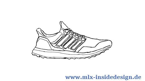 500x281 Ultra Boost Drawing Mlx Insidedesign.de - Adidas Ultra Boost Sketch