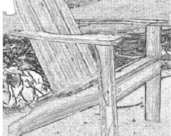 340x270 Adirondack Chair Etsy - Adirondack Chair Sketch